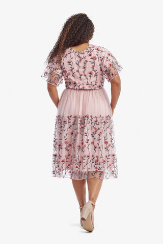 Pre-Order Floral Embroidered Tulle Dress