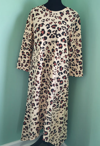 Leopard Print Swim Dress
