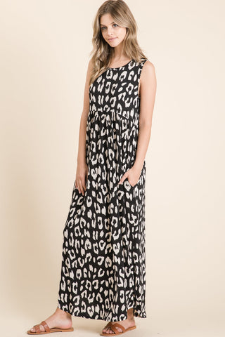 Leopard Print Comfy Dress