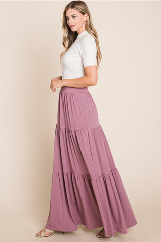 Mauve Maxi Skirt