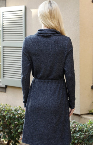 Charcoal Sweater Dress