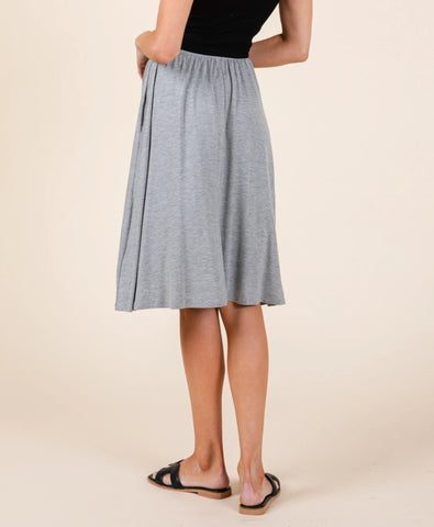 Gray Comfy Skirt