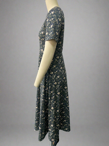 Cotton Chicken Print Twirl Dress