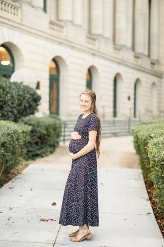 Classic Blooms Nursing Friendly Twirl Dress