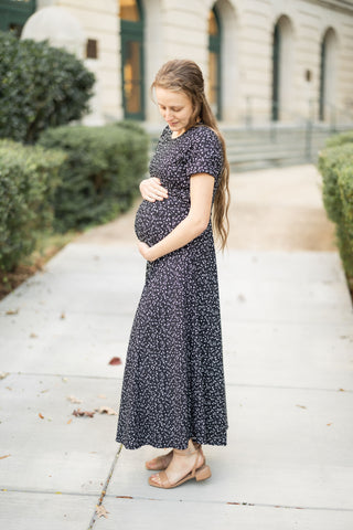 Classic Blooms Nursing Friendly Twirl Dress