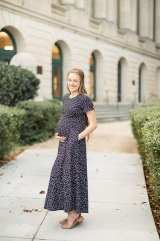 Classic Blooms Nursing Friendly Twirl Dress