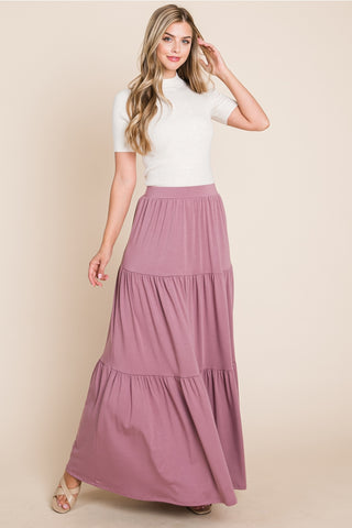 Mauve Maxi Skirt