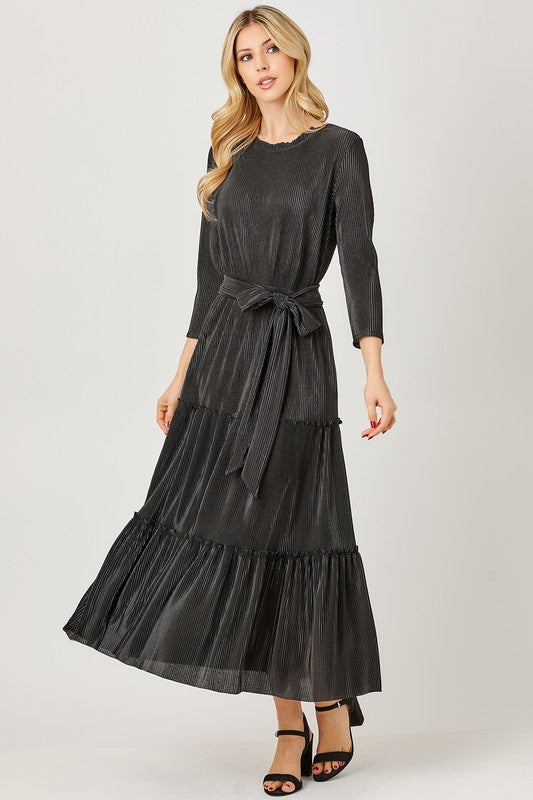 Little Black Tiered Dress