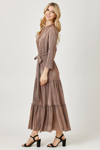 Cocoa Tiered Dress