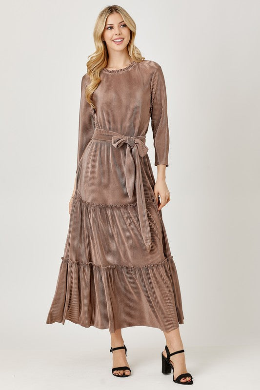 Cocoa Tiered Dress