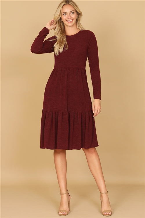 Cranberry Comfy Dress