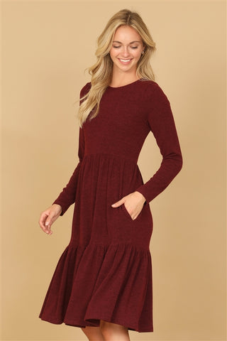 Cranberry Comfy Dress