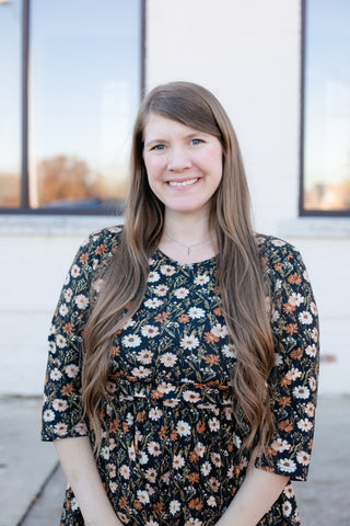 Autumn Blooms Cotton Homestead Midi Dress