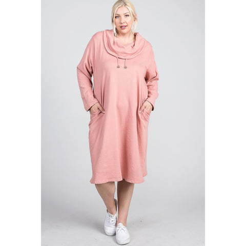 Mauve Hoodie Dress