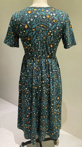 Pre-Order Cotton Fernwood Floral Homestead Nursing Friendly Dress