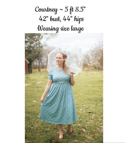 Vintage Blooms Cotton Dress
