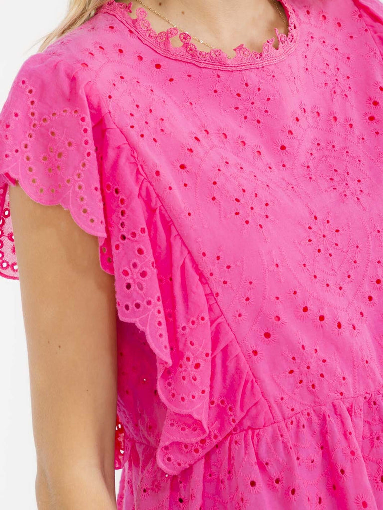 100% Cotton Blouse in Pink