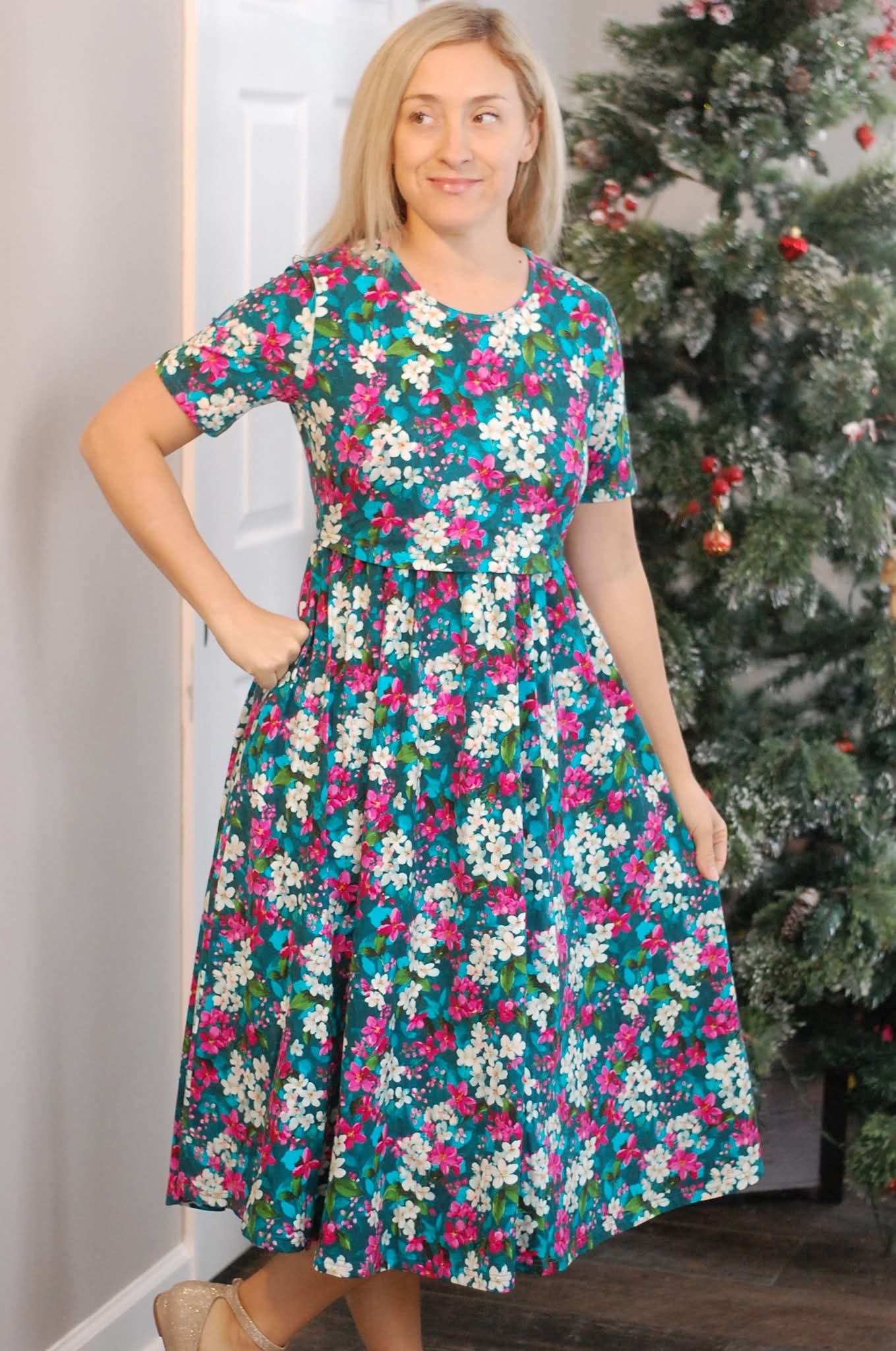 Pre-Order Cotton Spring Blooms Dress