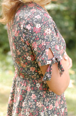 Pre-Order Merry Blooms Cotton Maxi Twirl Dress