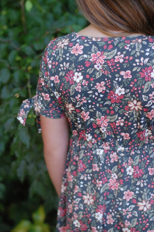 Pre-Order Merry Blooms Cotton Maxi Twirl Dress