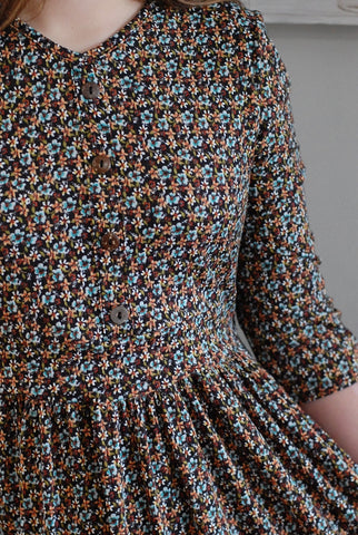 Meadow Blooms Button Style Dress