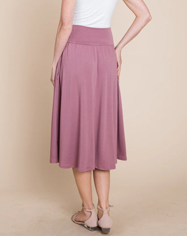 Mauve Comfy Skirt