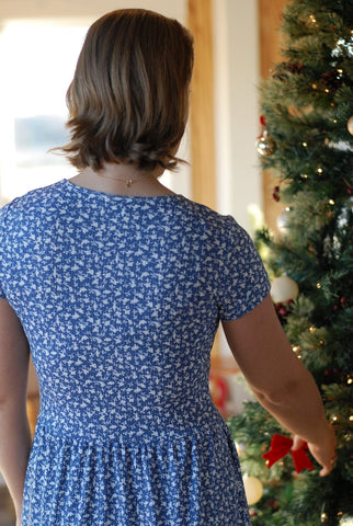 Baltic Blue Tiered Dress