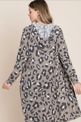 Mocha Leopard Cardigan
