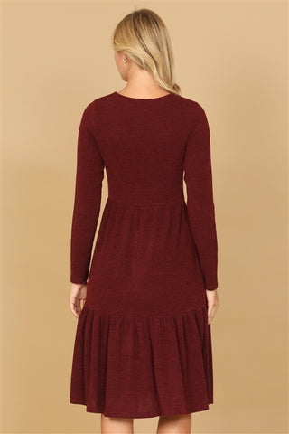 Cranberry Comfy Dress