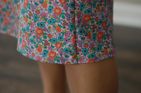 Boho Floral Swim Skirt with Pockets & Built in Shorts