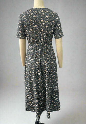Pre-Order Cotton Chicken Print  Nursing Friendly Dress