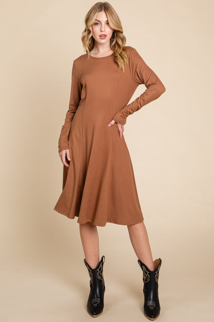 Mocha Midi Dress
