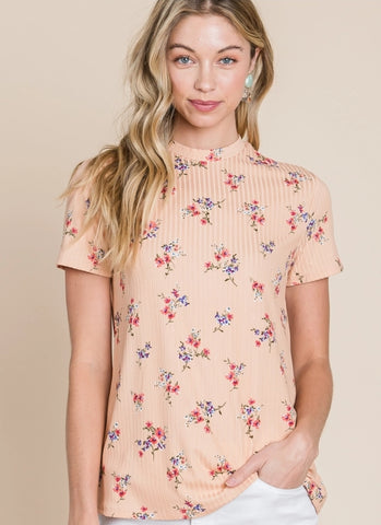 Blush Floral Top