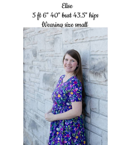 Violet Blooms Cotton Dress