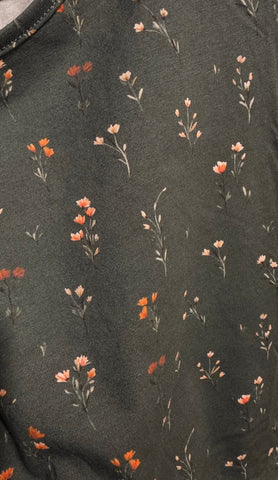 Pre-Order Forest Blooms Cotton Maxi Dress Natural Waist Bodice