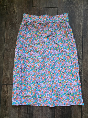 Boho Floral Swim Skirt with Pockets & Built in Shorts