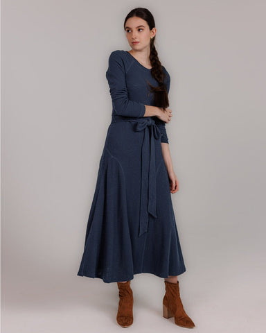 100% Cotton Navy Knit Dress