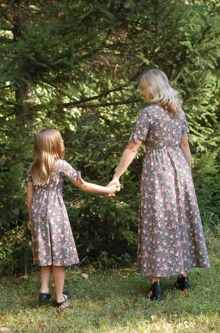 Pre-Order Merry Blooms Cotton Maxi Twirl Dress