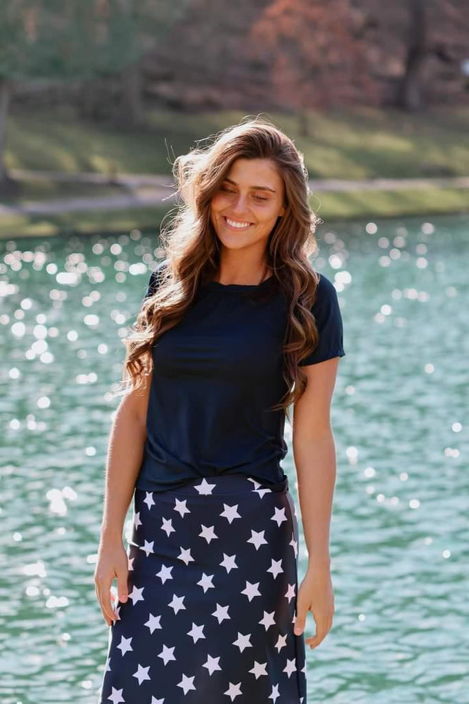 One of our most popular athletic skirts in a-line style restocked today at  theskirtlady.com! Check out our line of modest athletic skirts