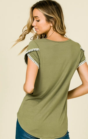 Olive Comfy Top