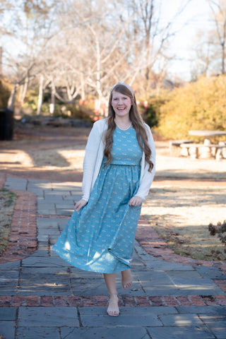 Pre-Order Vintage Blooms Cotton Dress