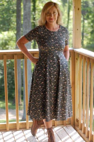 Pre-Order Cotton Chicken Print  Nursing Friendly Dress