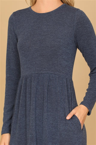 Navy Comfy Dress