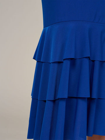 Royal Blue Ruffle Skirt