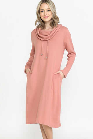 Mauve Hoodie Dress