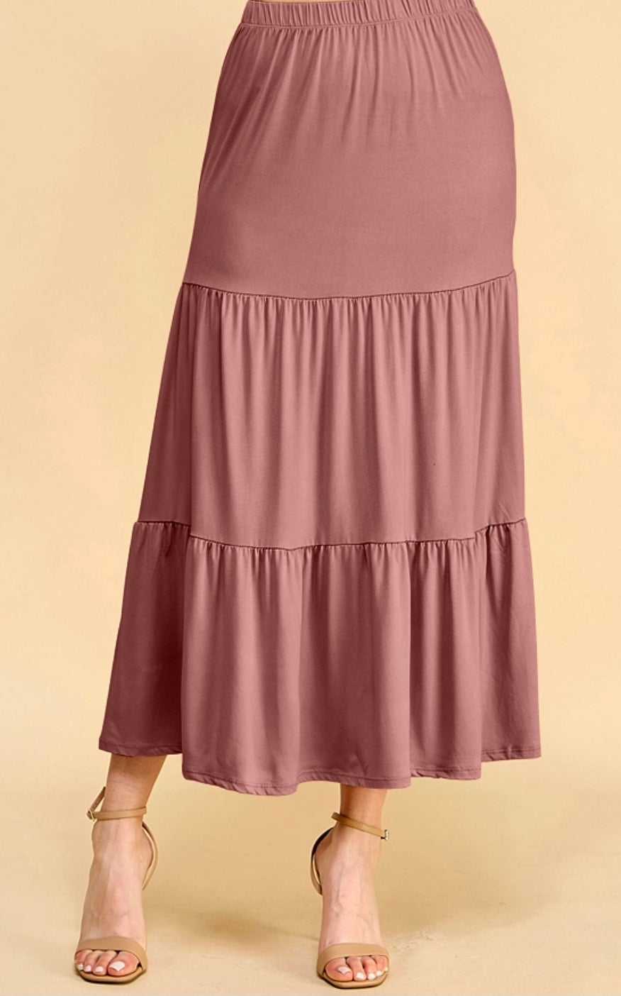 Ash Rose Tiered Skirt