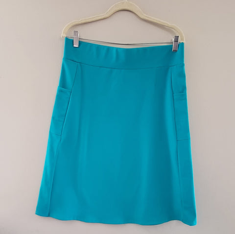 Side Pocket Athletic Skirt in Teal (SKIRT ONLY)