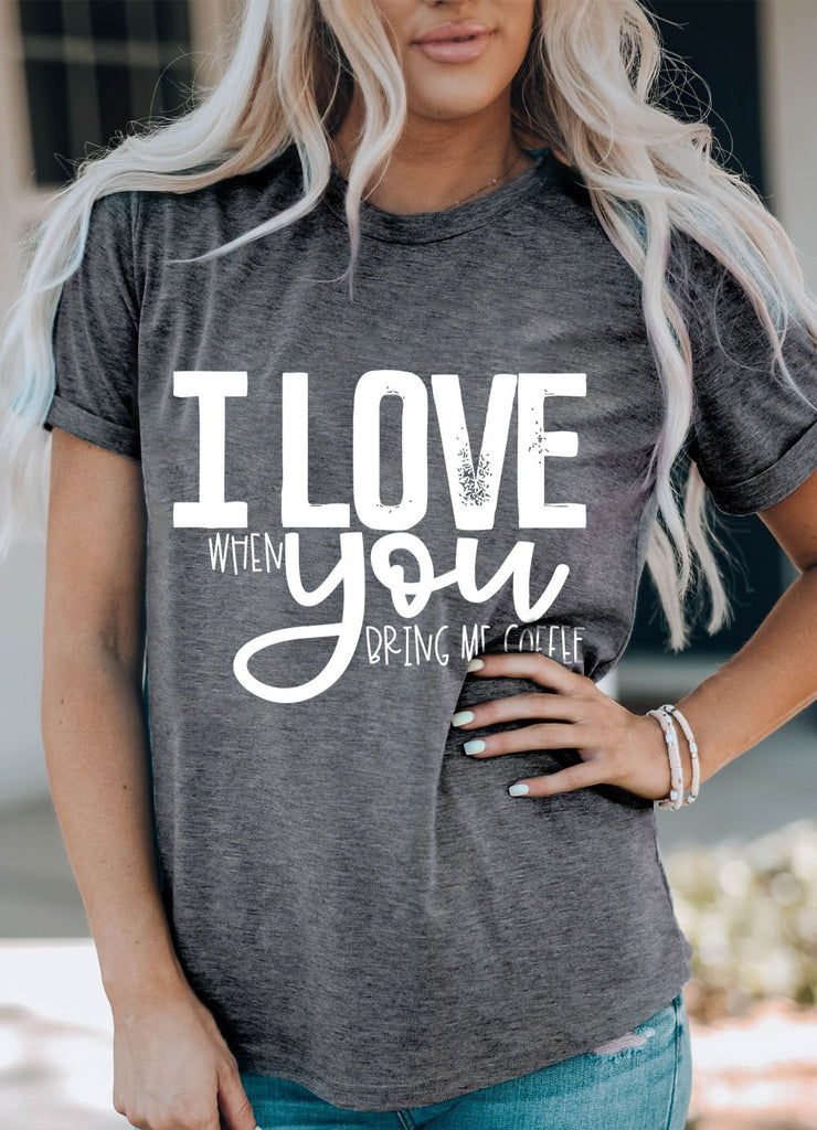 Pre-Order I LOVE YOU Crewneck T-Shirt